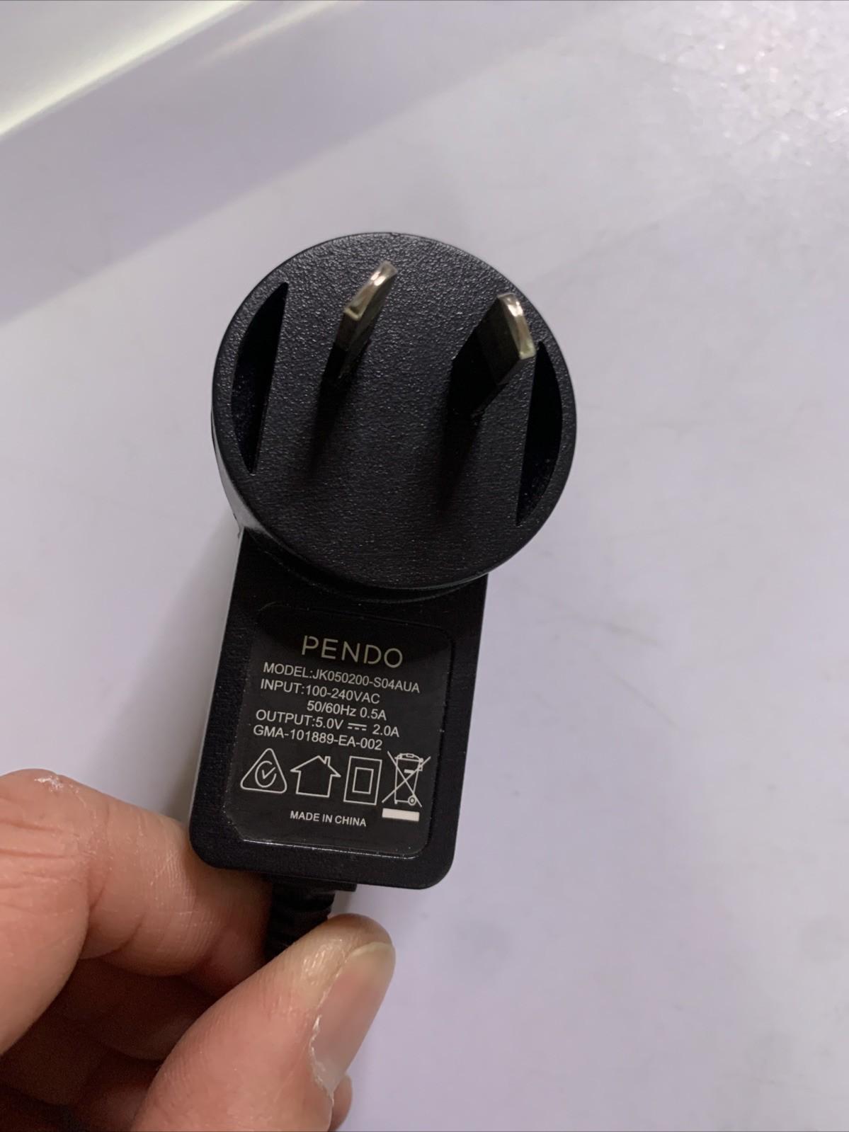 Genuine Pendo Power Supply JK050200-S04AUA 5V 2A For Tablet