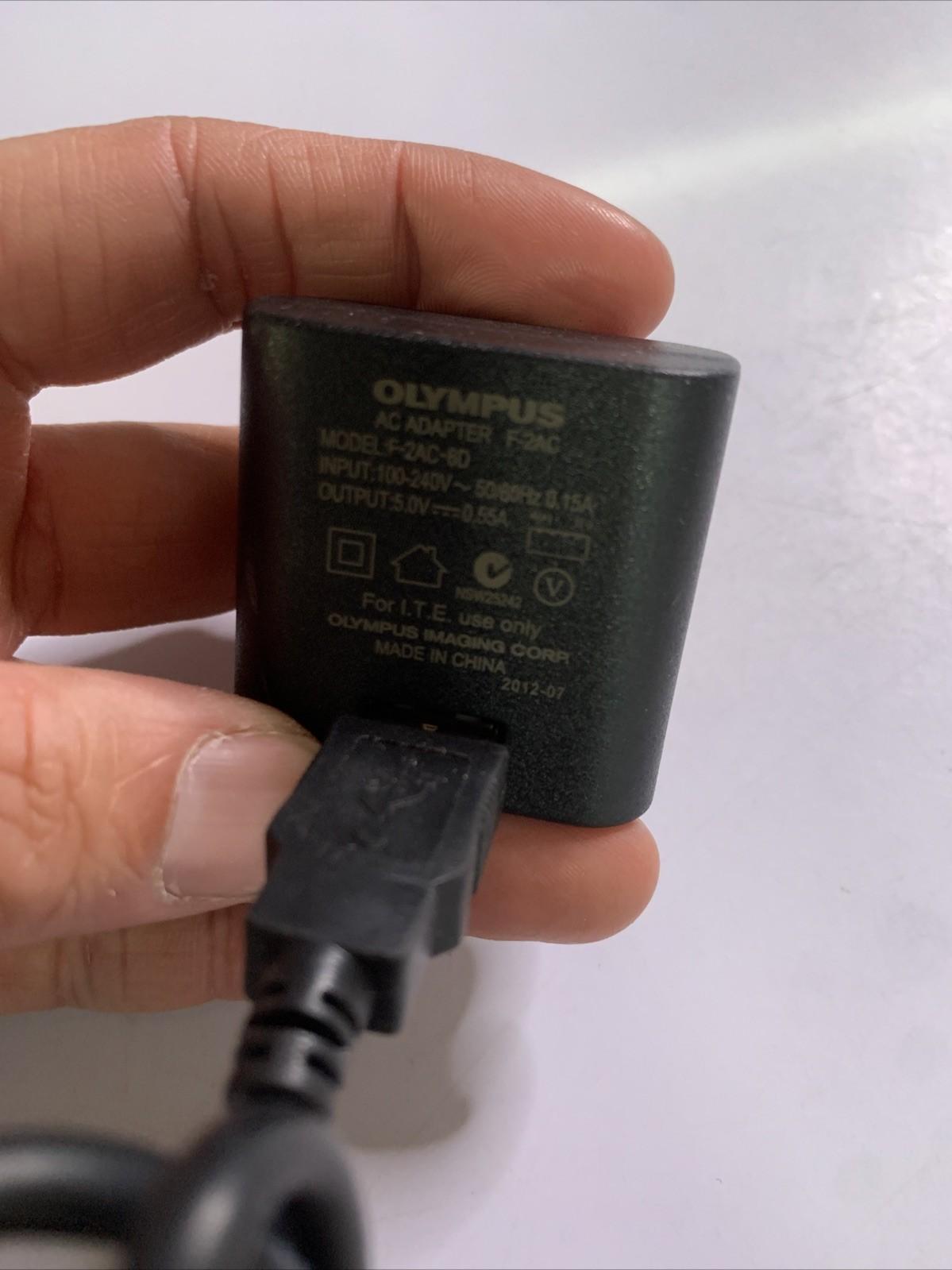 Genuine Olympus F-2AC Camera Charger For SZ10, SZ12, SZ14, SZ16, SZ20, SZ31