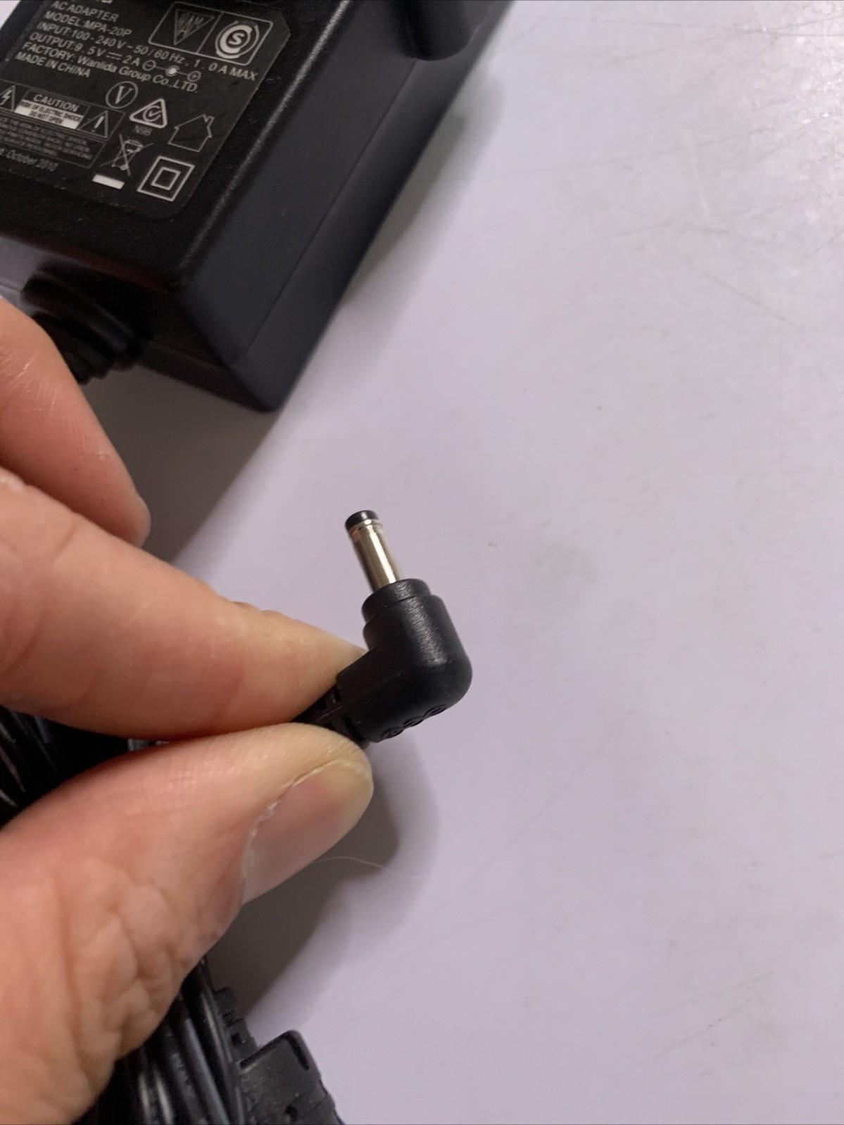 Geniune LG AC Adapter MPA-20P 9.5V 2A Power Supply For Portable DVD Player