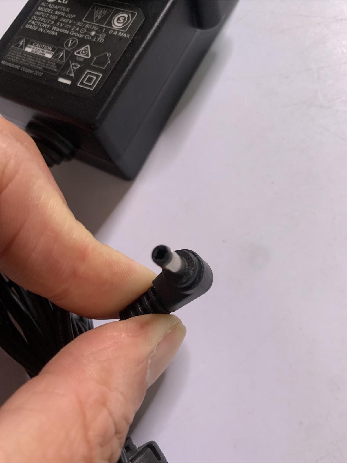 Geniune LG AC Adapter MPA-20P 9.5V 2A Power Supply For Portable DVD Player