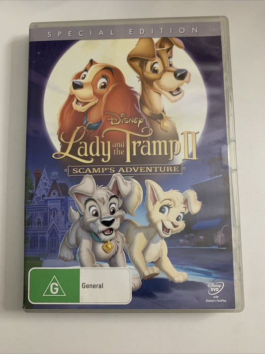Lady And The Tramp II: Scamp's Adventure (DVD, 1999) Disney Region 4