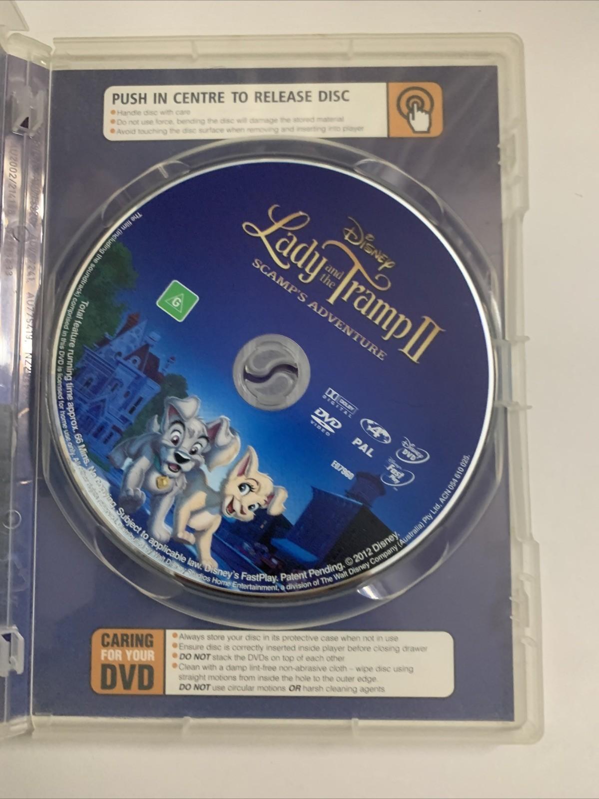 Lady And The Tramp II: Scamp's Adventure (DVD, 1999) Disney Region 4