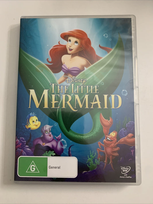 The Little Mermaid (DVD, 1989) Animated Disney Film Region 4