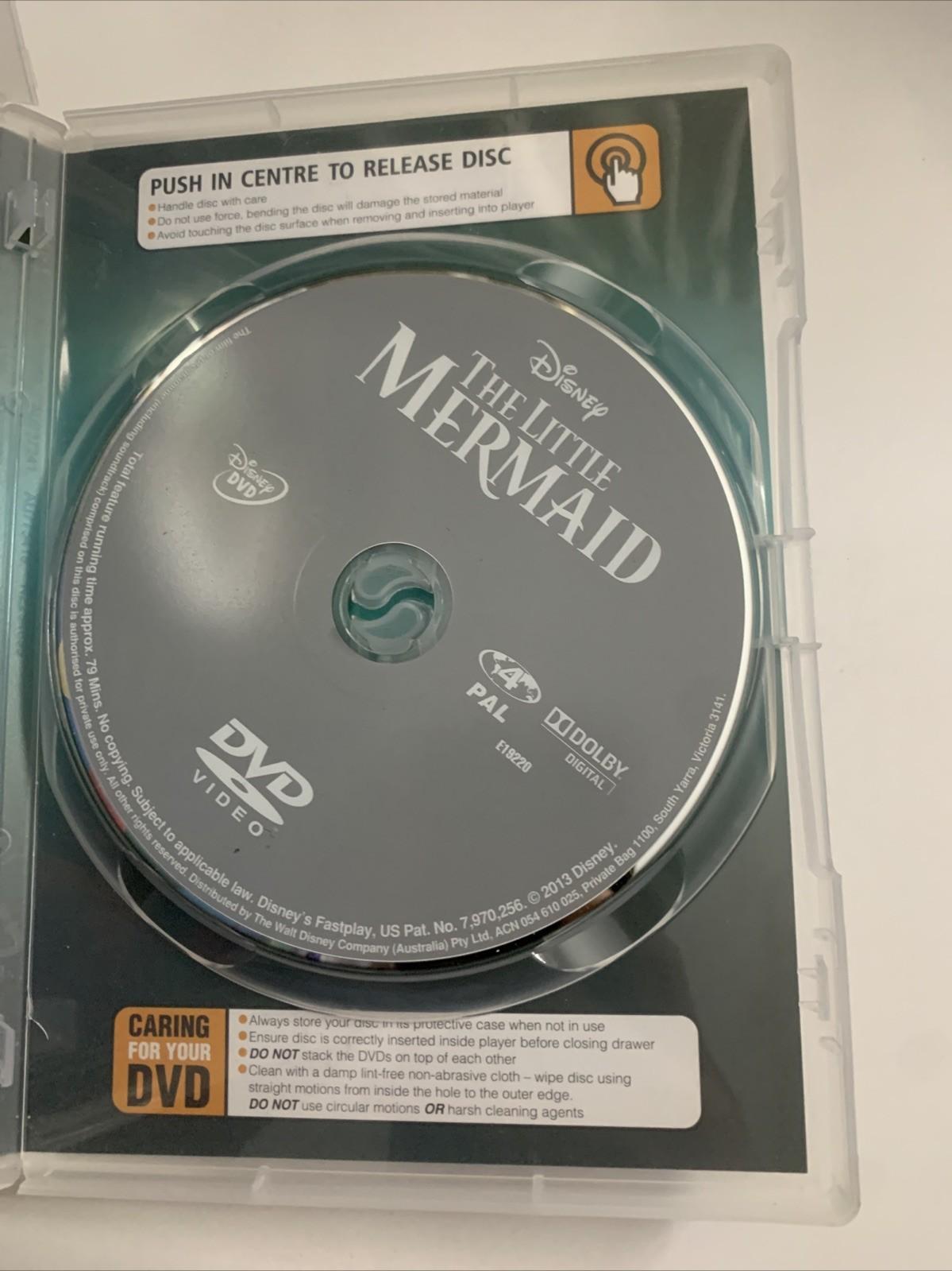 The Little Mermaid (DVD, 1989) Animated Disney Film Region 4