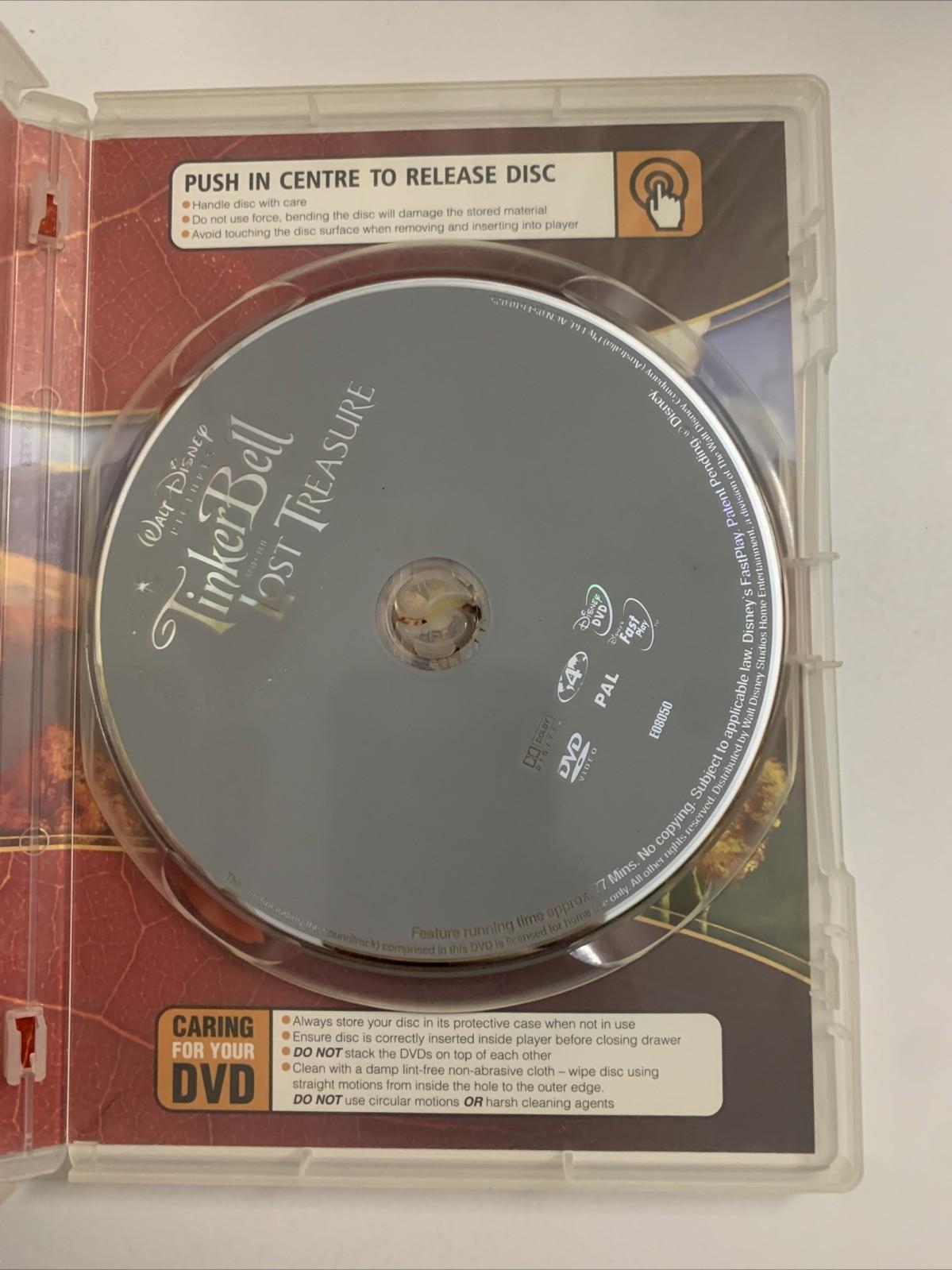 Tinker Bell And The Lost Treasure (DVD, 2009) Animated Disney Film Region 4