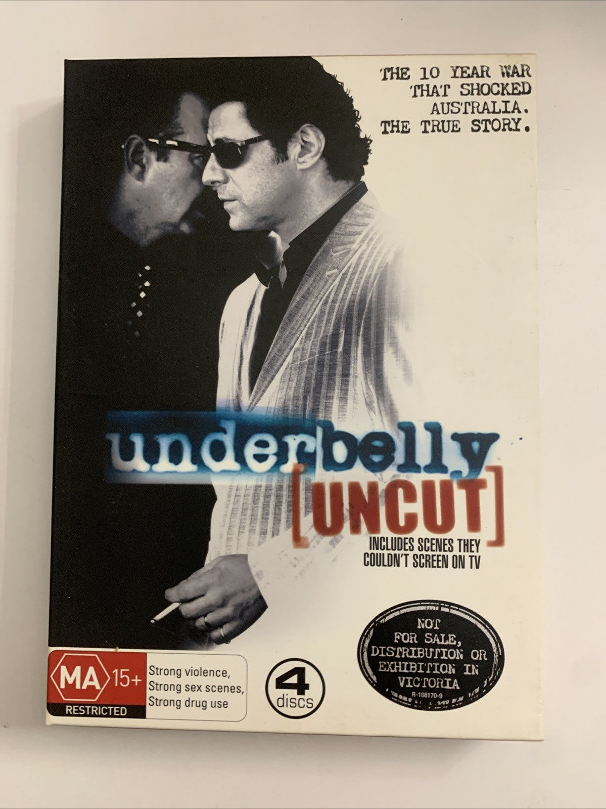 Underbelly Uncut (DVD, 2008, 4-Discs) Region 4