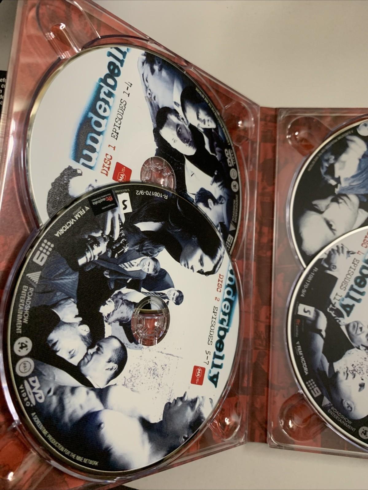 Underbelly Uncut (DVD, 2008, 4-Discs) Region 4