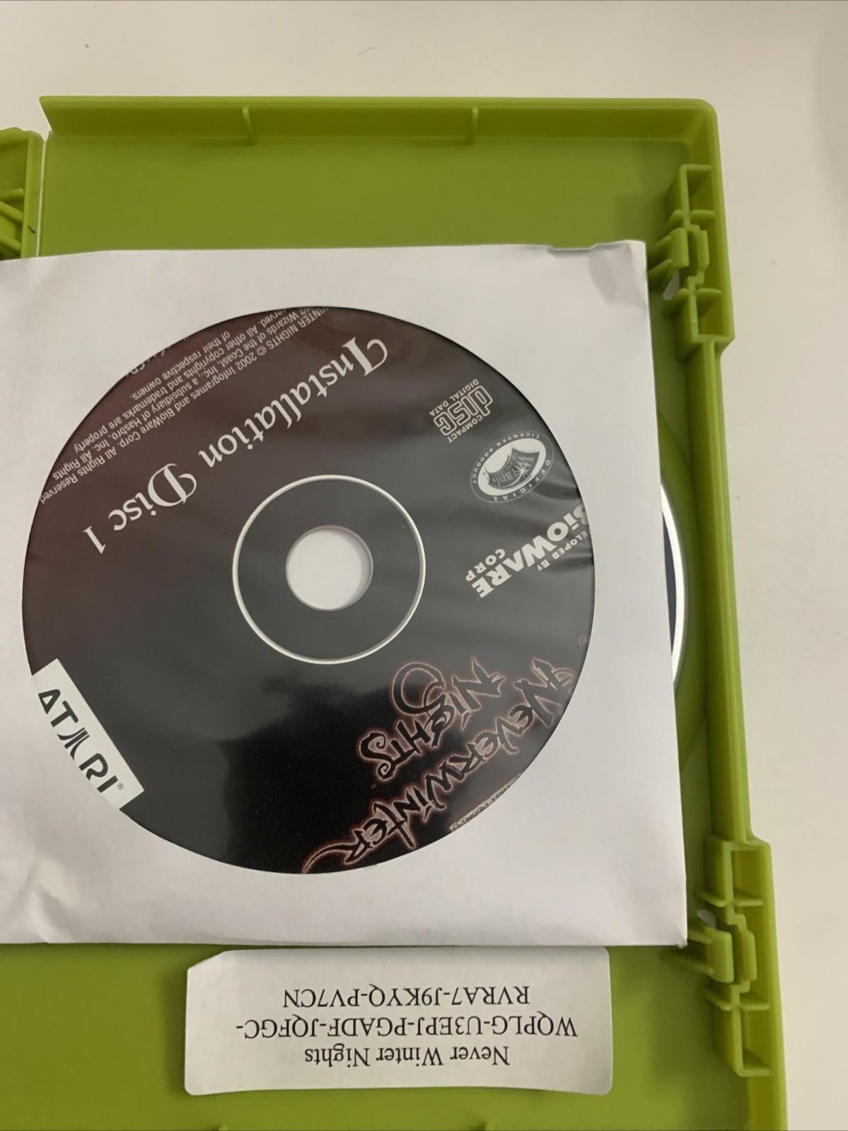 Neverwinter Nights: Forgotten Realms PC CD-ROM Windows 2002 Bioware Action Game