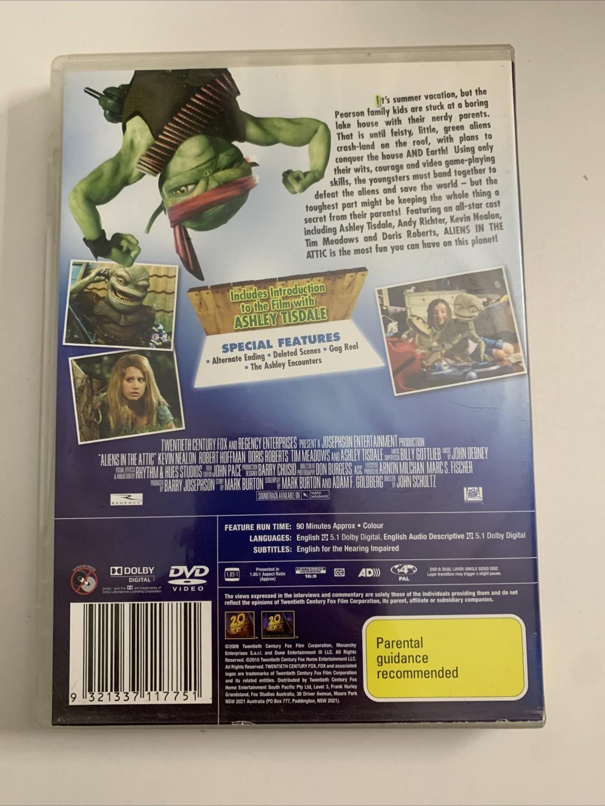 Aliens In The Attic (DVD, 2009) Ashley Tisdale, Andy Richter, Kevin Nealon