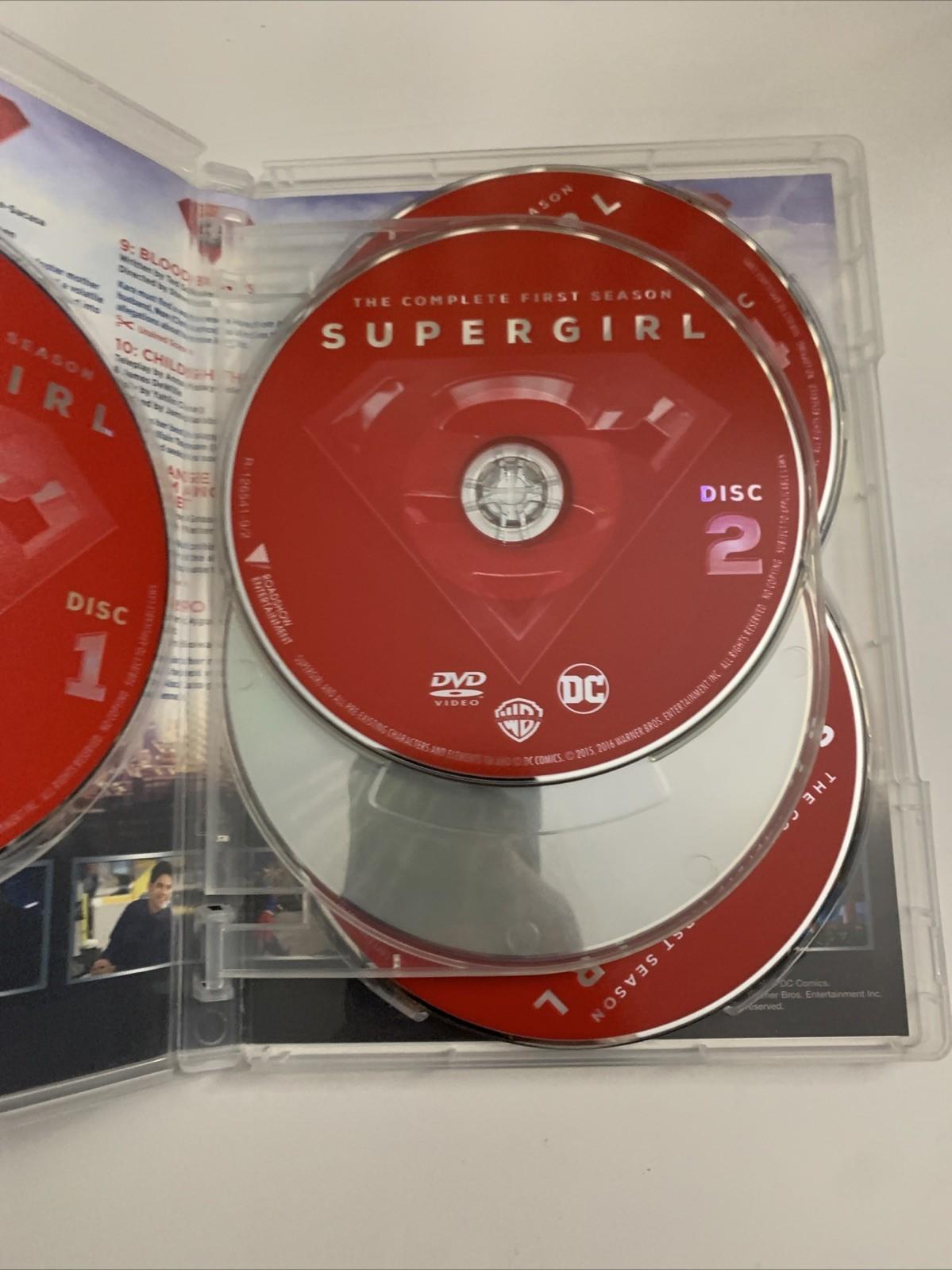 Supergirl : Season 1 (DVD, 2015, 5-Discs) Melissa Benoist Region 4