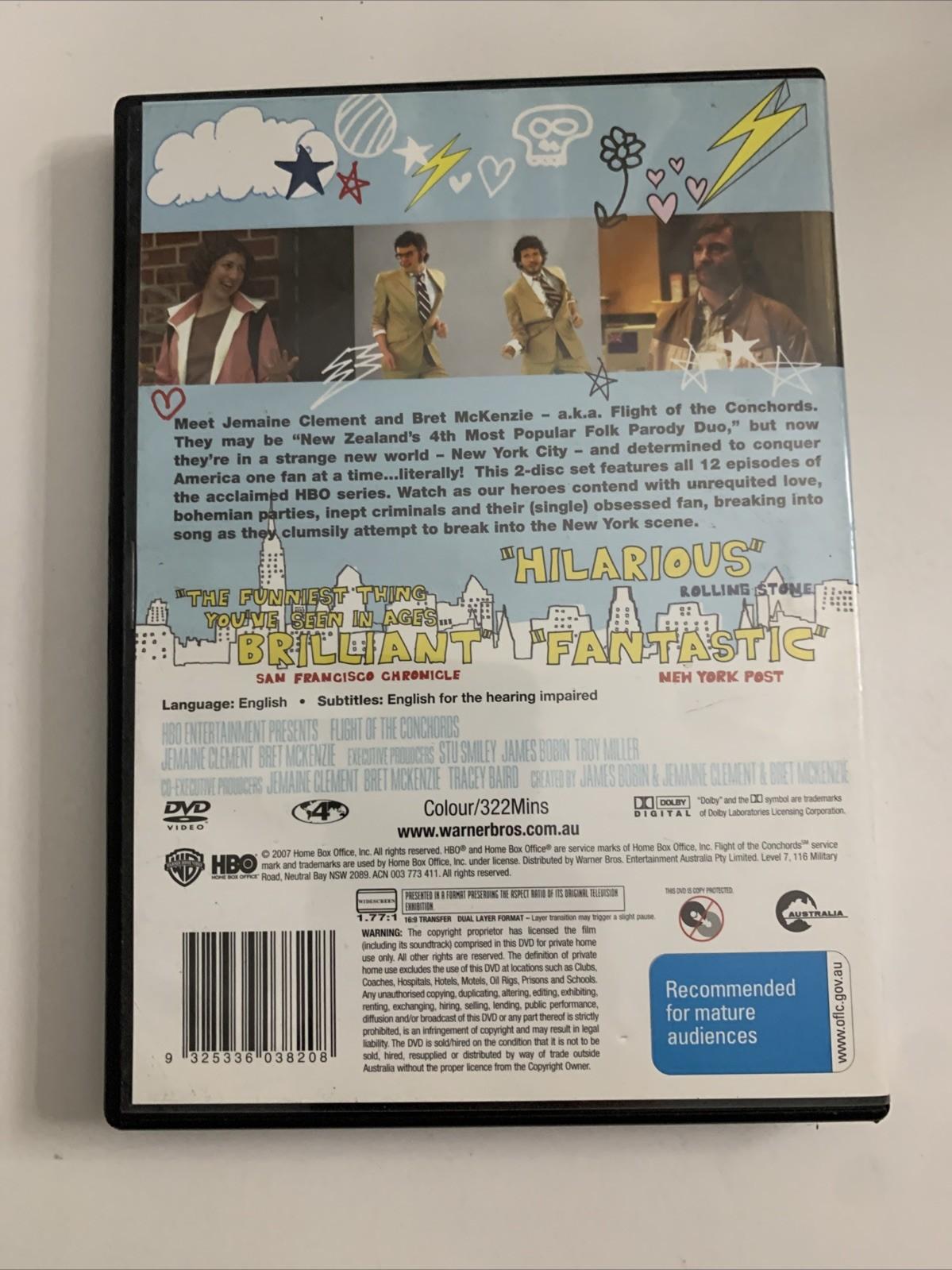 Flight Of The Conchords : Season 1 (DVD, 2007, 2-Disc) Region 4
