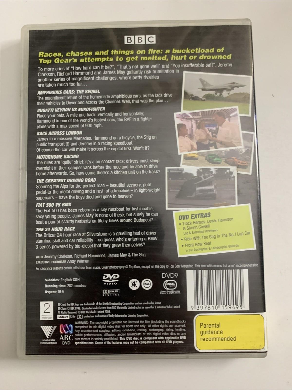 Top Gear The Challenges 2 (DVD, 2008) Jeremy Clarkson Region 4