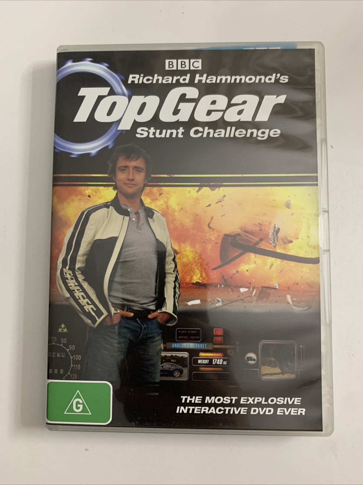 Top Gear: Richard Hammond's Stunt Challenge (DVD, 2009) Region 4 NEW