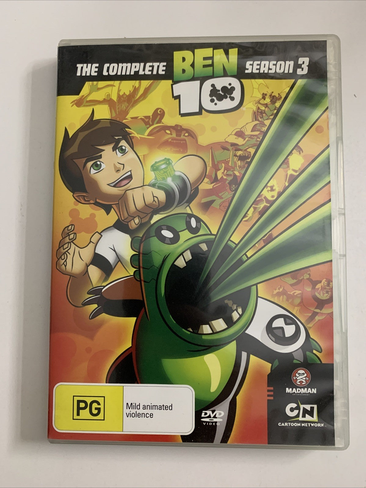 Ben 10 : Season 3 (DVD, 2007, 2-Discs) Animation Region 4