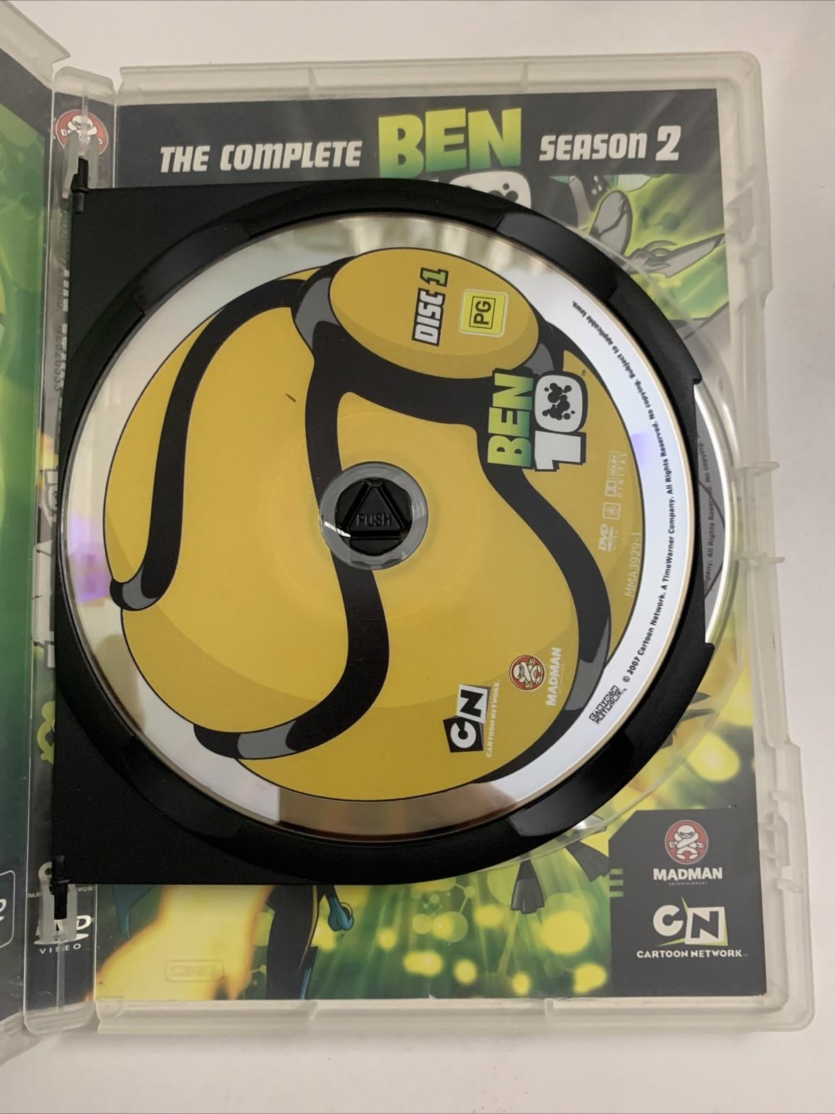 Ben 10 : Season 2 (DVD, 2006, 2-Discs) Animation Region 4