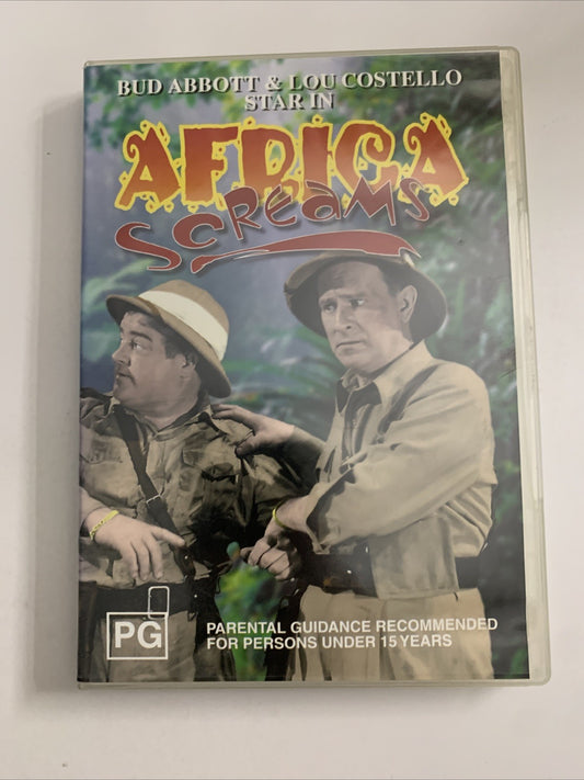 Africa Screams (DVD, 1949) Bud Abbott, Lou Costello All Regions NEW