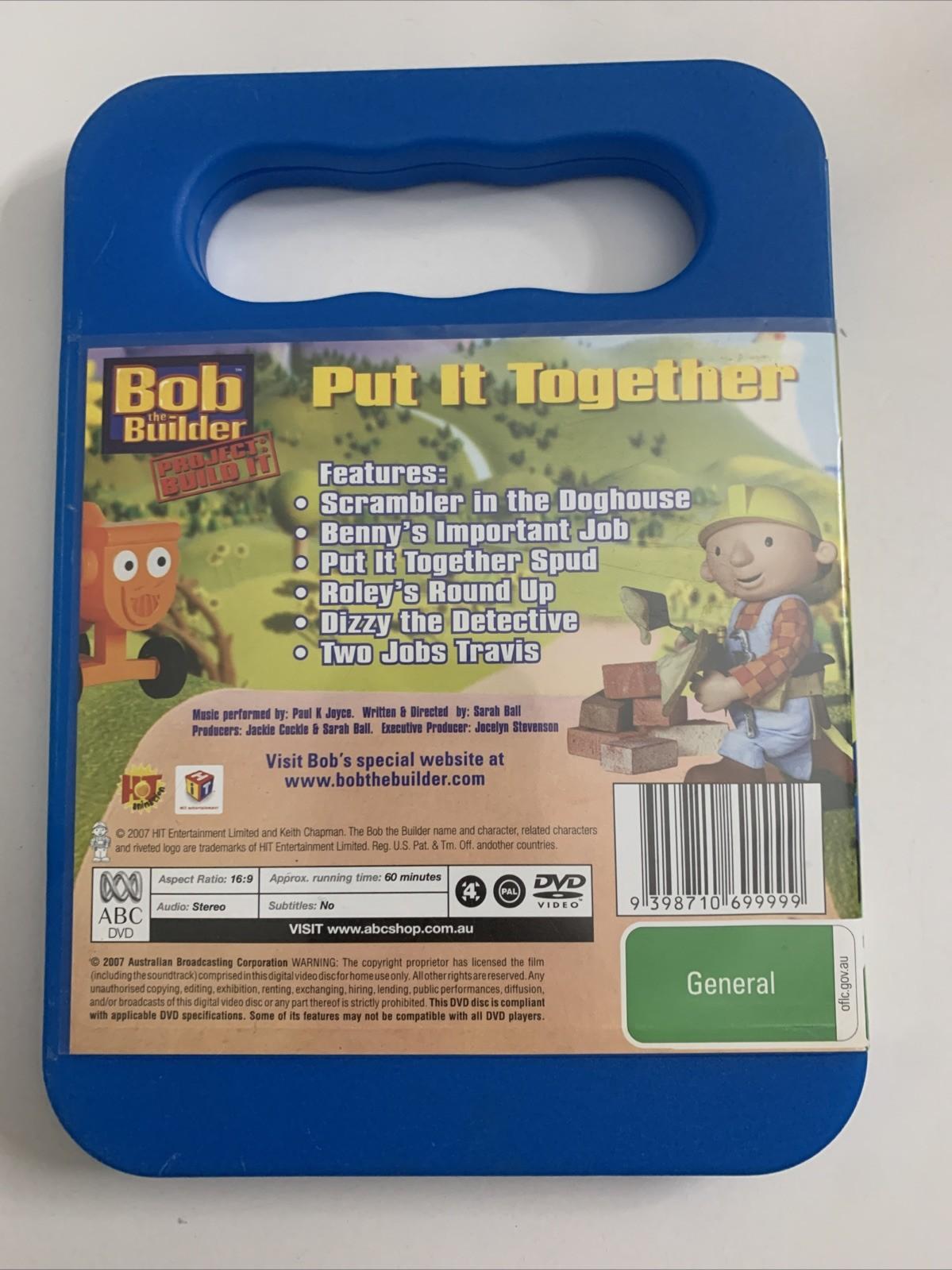 Bob The Builder : Put It Together (DVD, 2005) Region 4