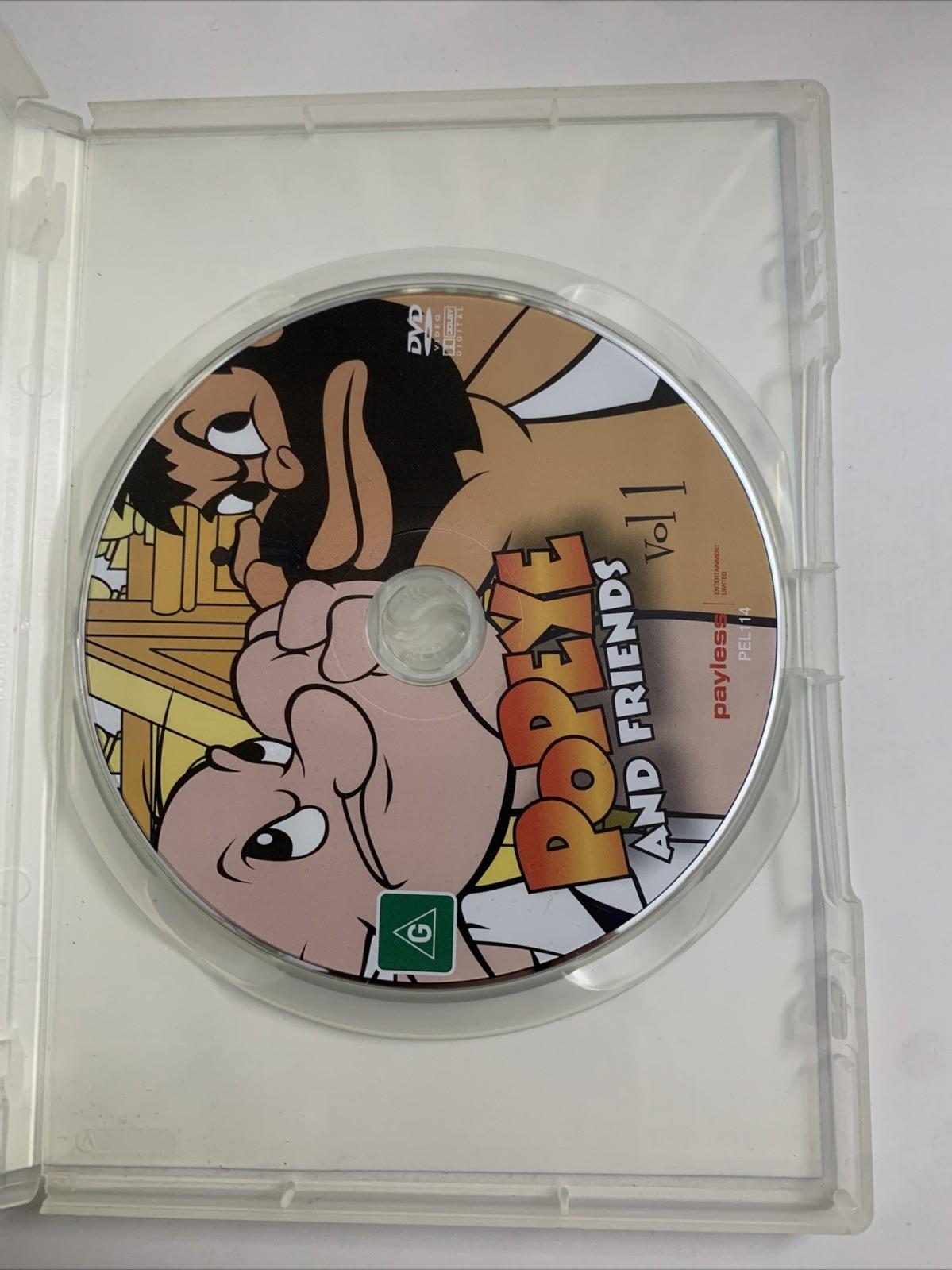 Popeye And Friends Vol 1 (DVD, 1976) All Regions