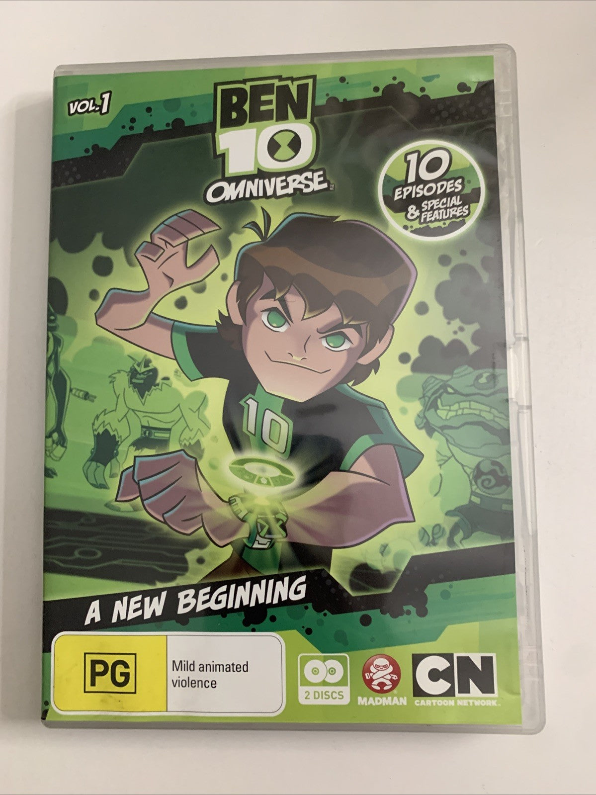 Ben 10 Omniverse : A New Beginning Vol 1 (DVD, 2011, 2-Disc) Region 4