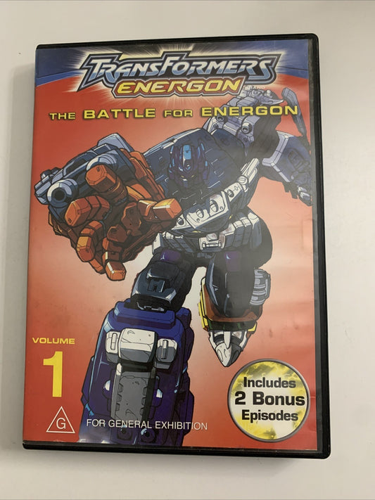 Transformers Energon : The Battle For Energon Vol 1 (DVD, 2004) Region 4