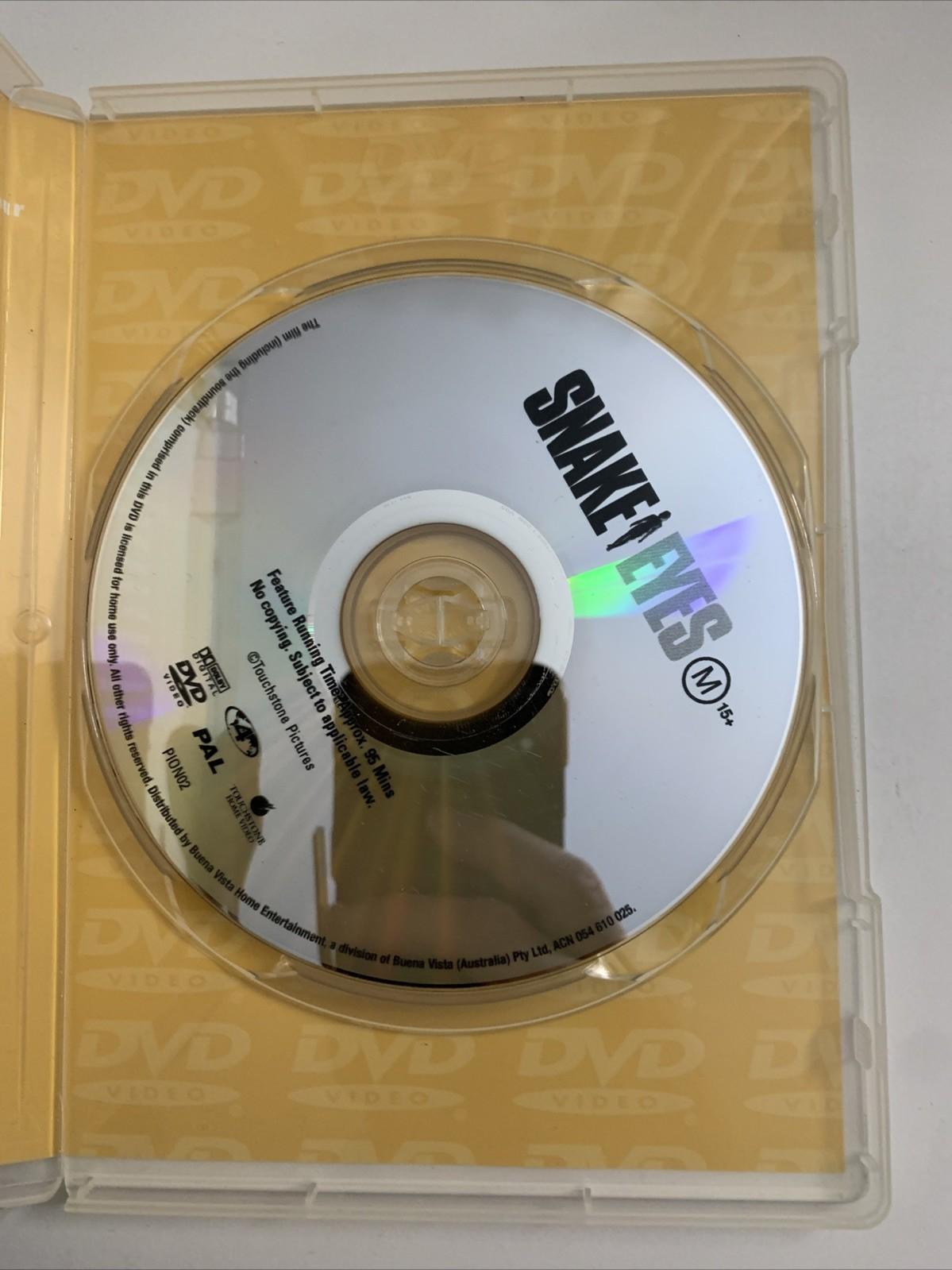 Snake Eyes (DVD, 1998) Nicolas Cage, Gary Sinise Region 4