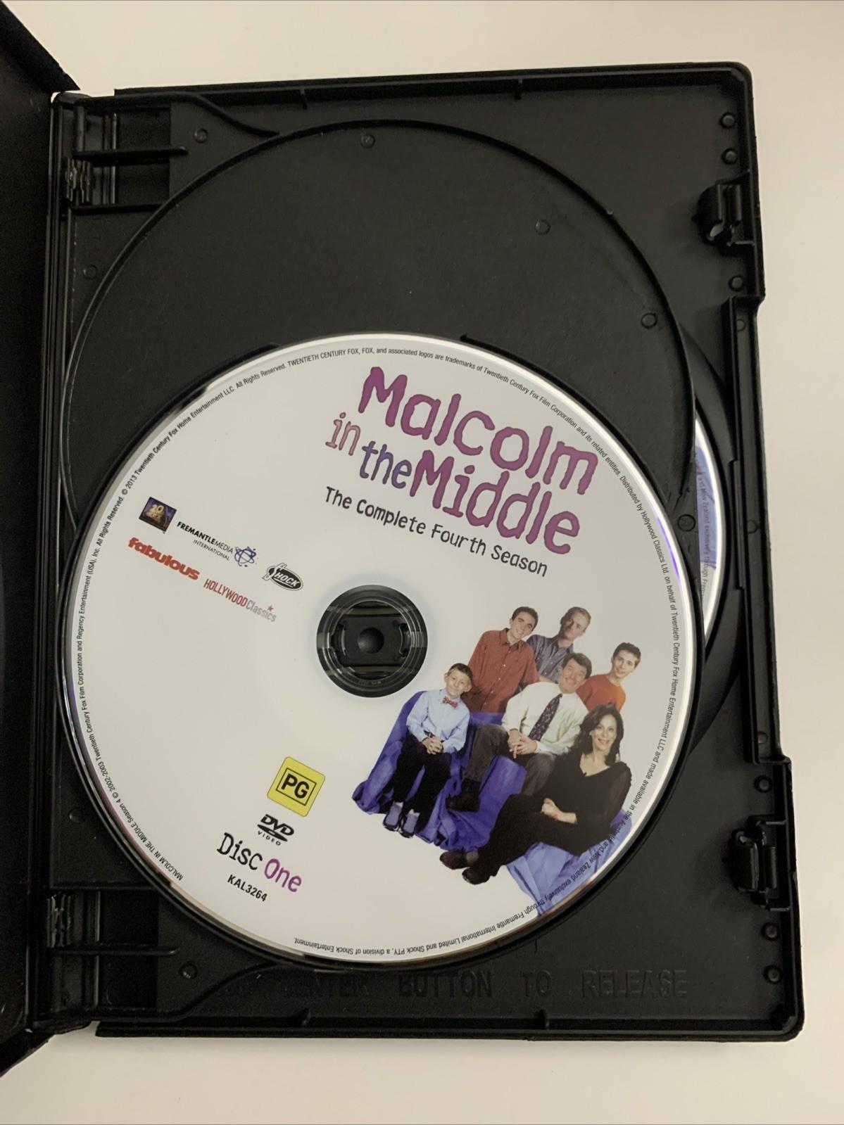 Malcolm in the Middle : Season 4 (DVD, 2003, 3-Discs) Comedy Region 4