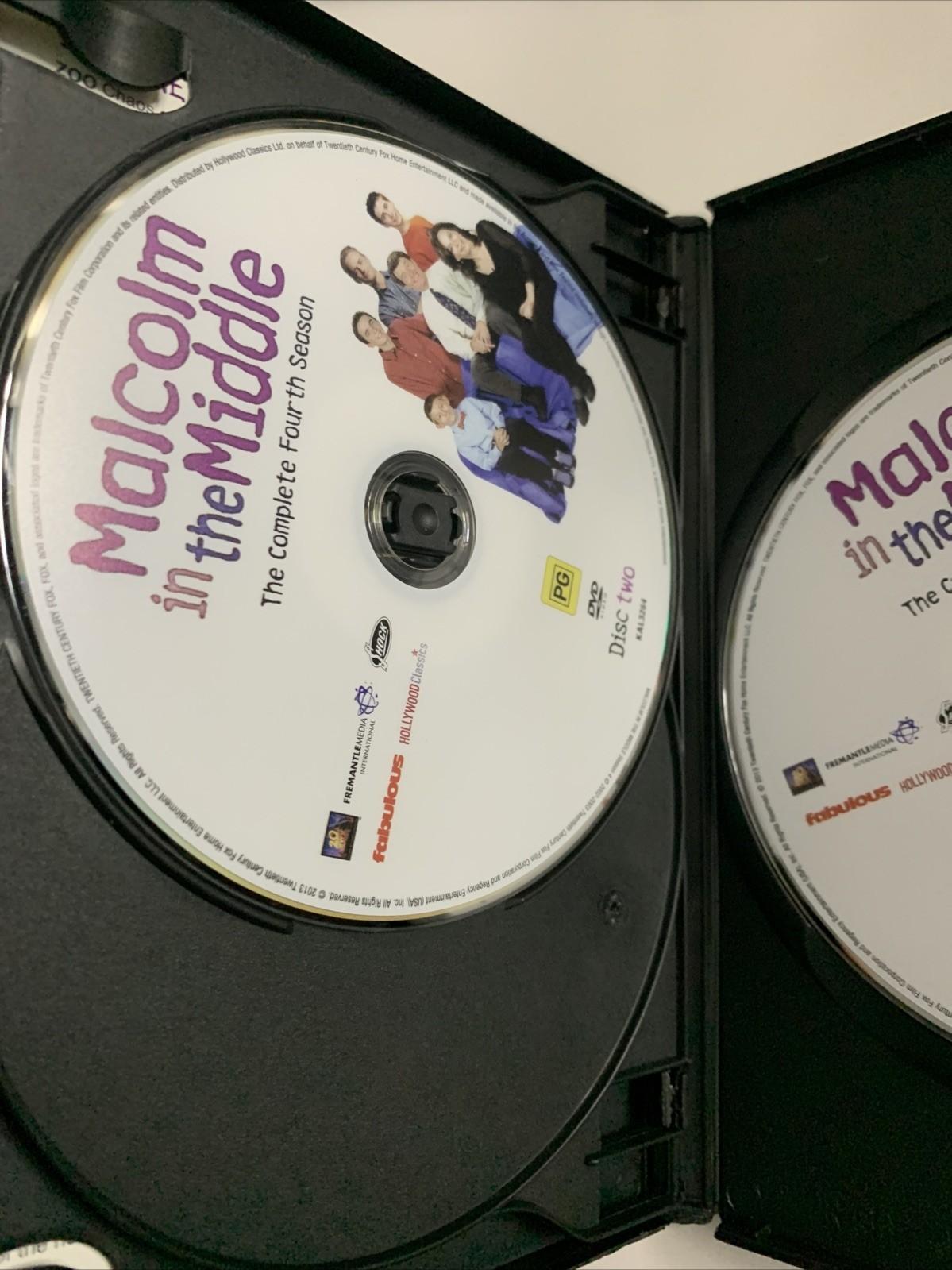 Malcolm in the Middle : Season 4 (DVD, 2003, 3-Discs) Comedy Region 4