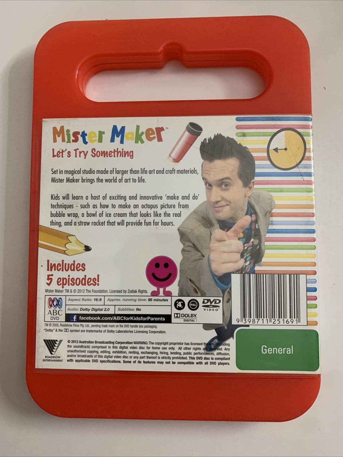Mister Maker : Let's Try Something (DVD, 2011) ABC Kids Region 4