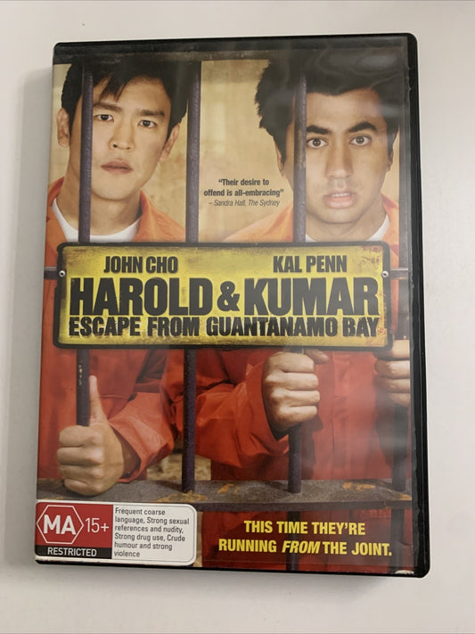 Harold And Kumar Escape From Guantanamo Bay (DVD, 2008) Region 4