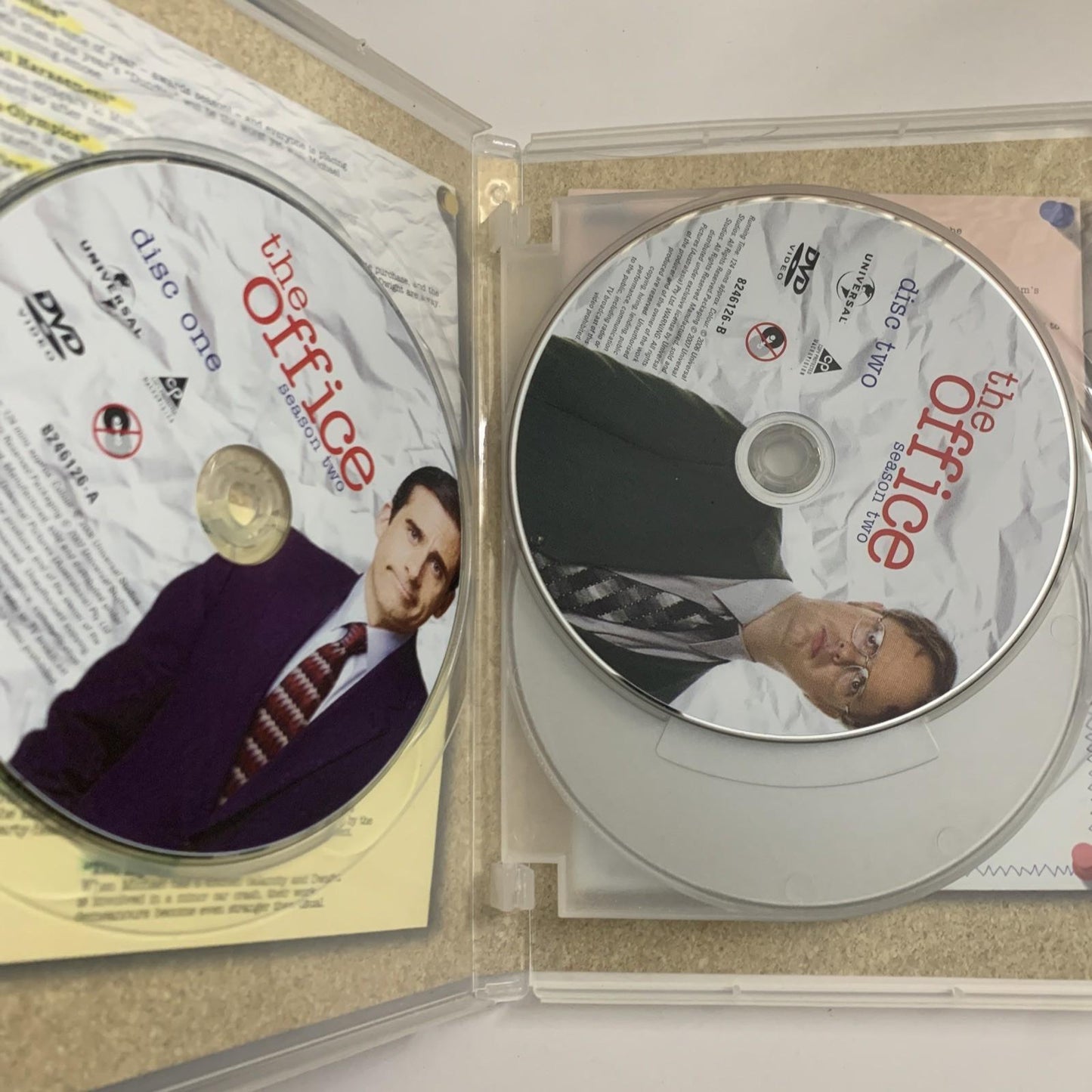 The Office : Season 2 (DVD, 2005) Steve Carrel Region 4 &2