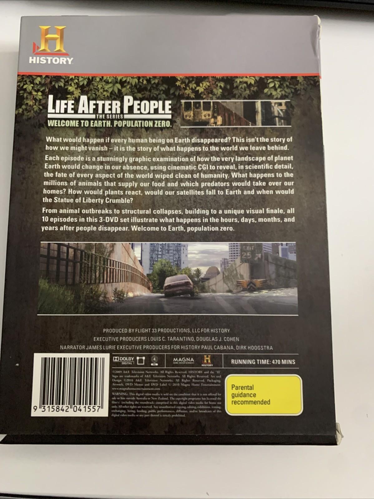 Life After People: The Series Season 1 (DVD, 2009, 3-Discs) Region 4