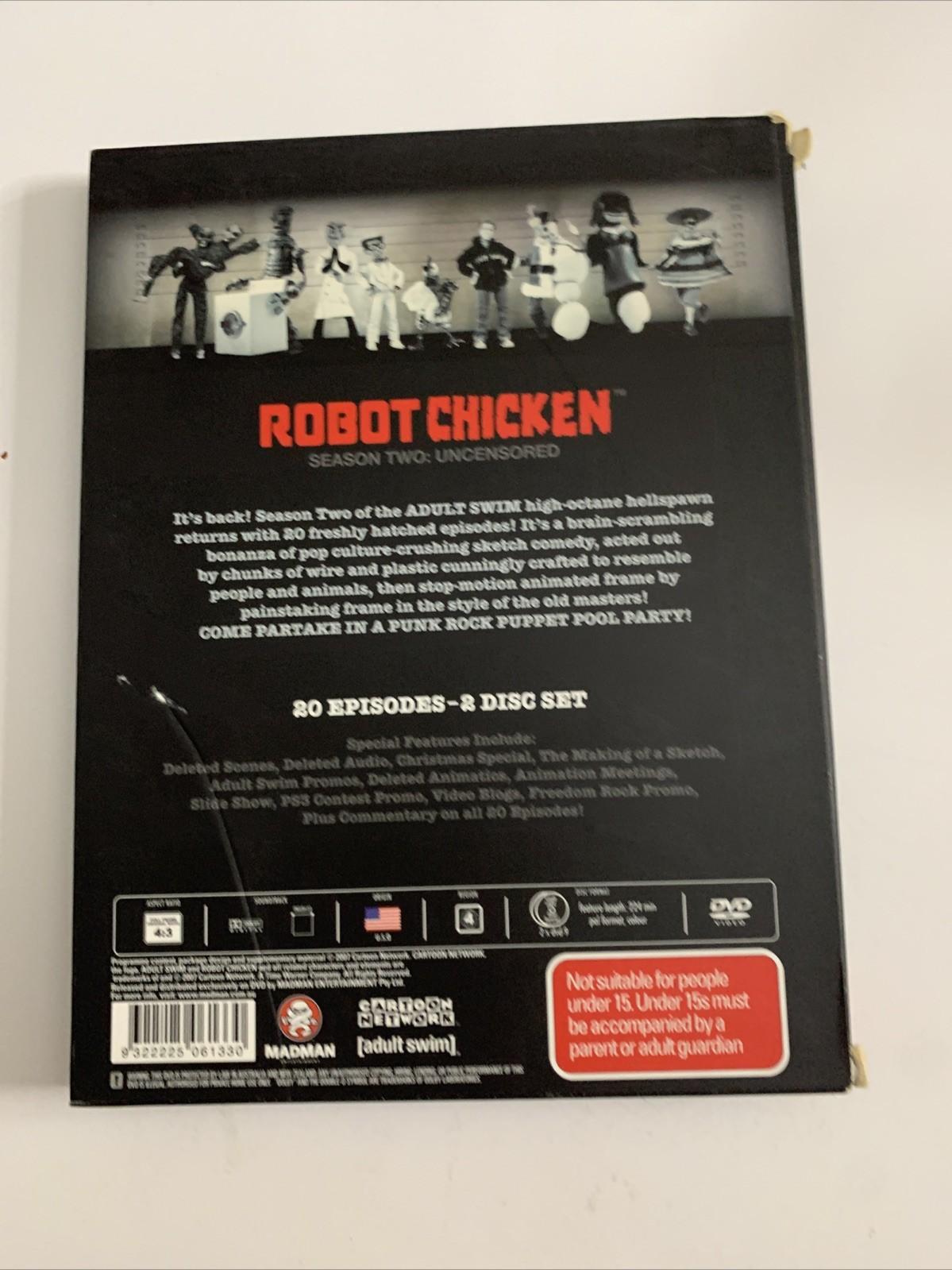 Robot Chicken : Season 2 (DVD, 2005, 2-Disc) Madman Region 4