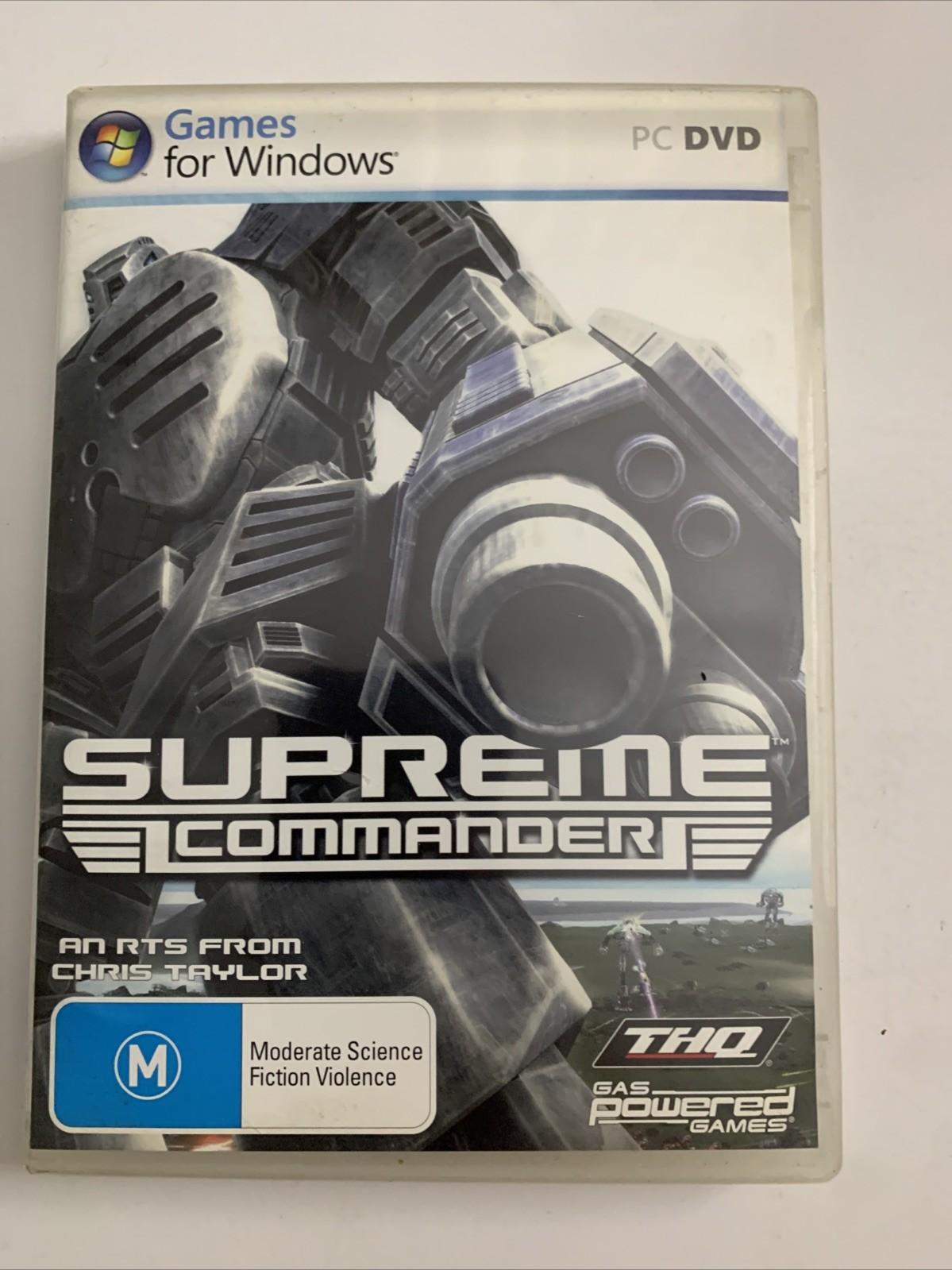 Supreme Commander PC DVD Windows Strategy Game