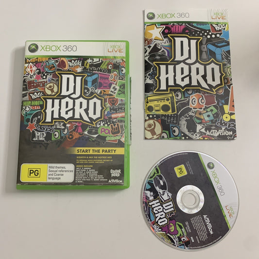 DJ Hero Microsft XBOX 360 PAL Game