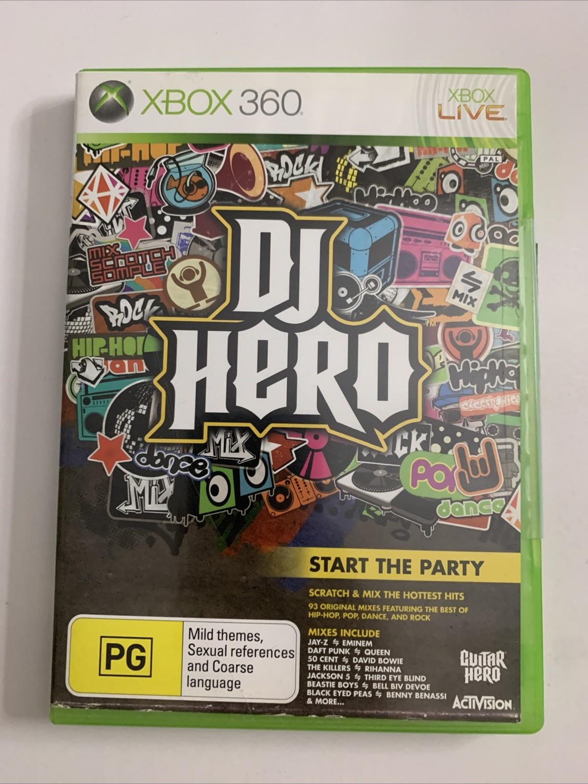 DJ Hero Microsft XBOX 360 PAL Game