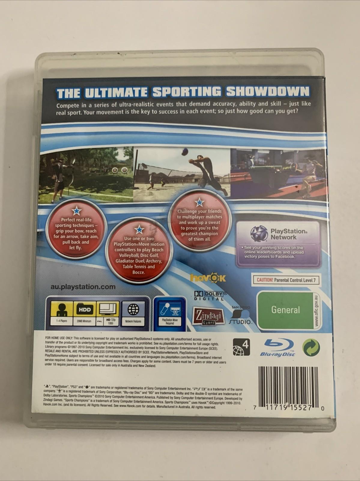 Sports Champion PS3 Sony PlayStation 3 Game