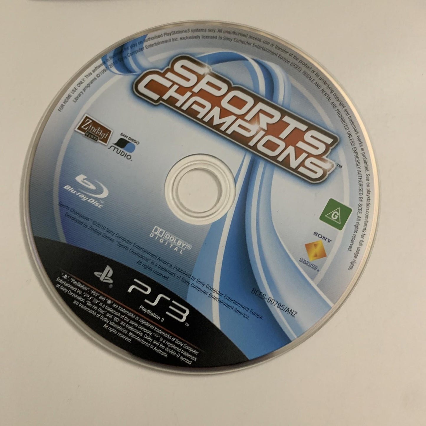 Sports Champion PS3 Sony PlayStation 3 Game