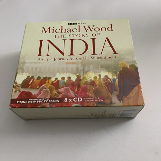 The Story of India: An Epic Journey Audiobook by Michael Wood (CD, 2011, 8-Disc)