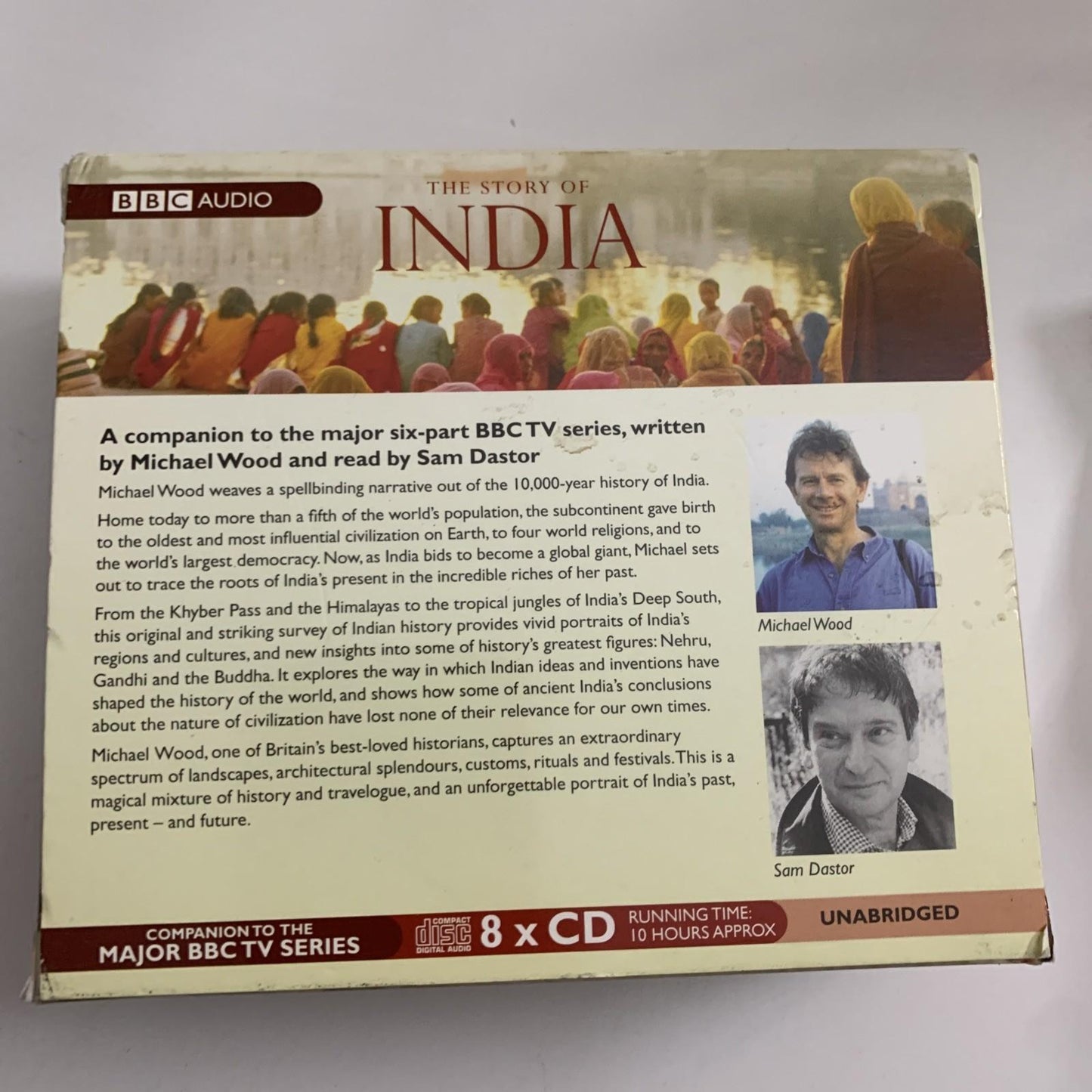 The Story of India: An Epic Journey Audiobook by Michael Wood (CD, 2011, 8-Disc)