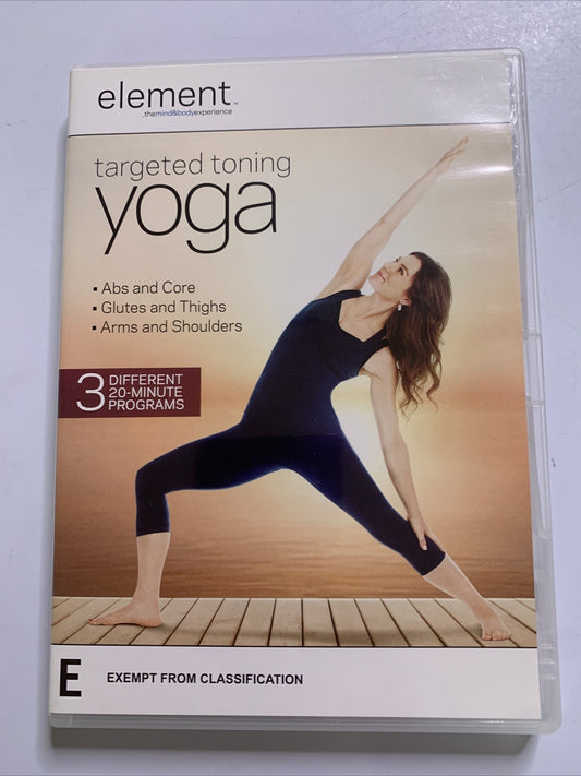 Element Targeted Toning Yoga (DVD, 2015) All Regions