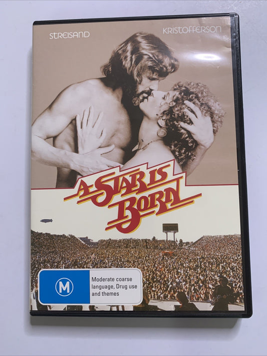 A Star Is Born (DVD, 1976) Barbra Streisand, Kris Kristofferson Region 4