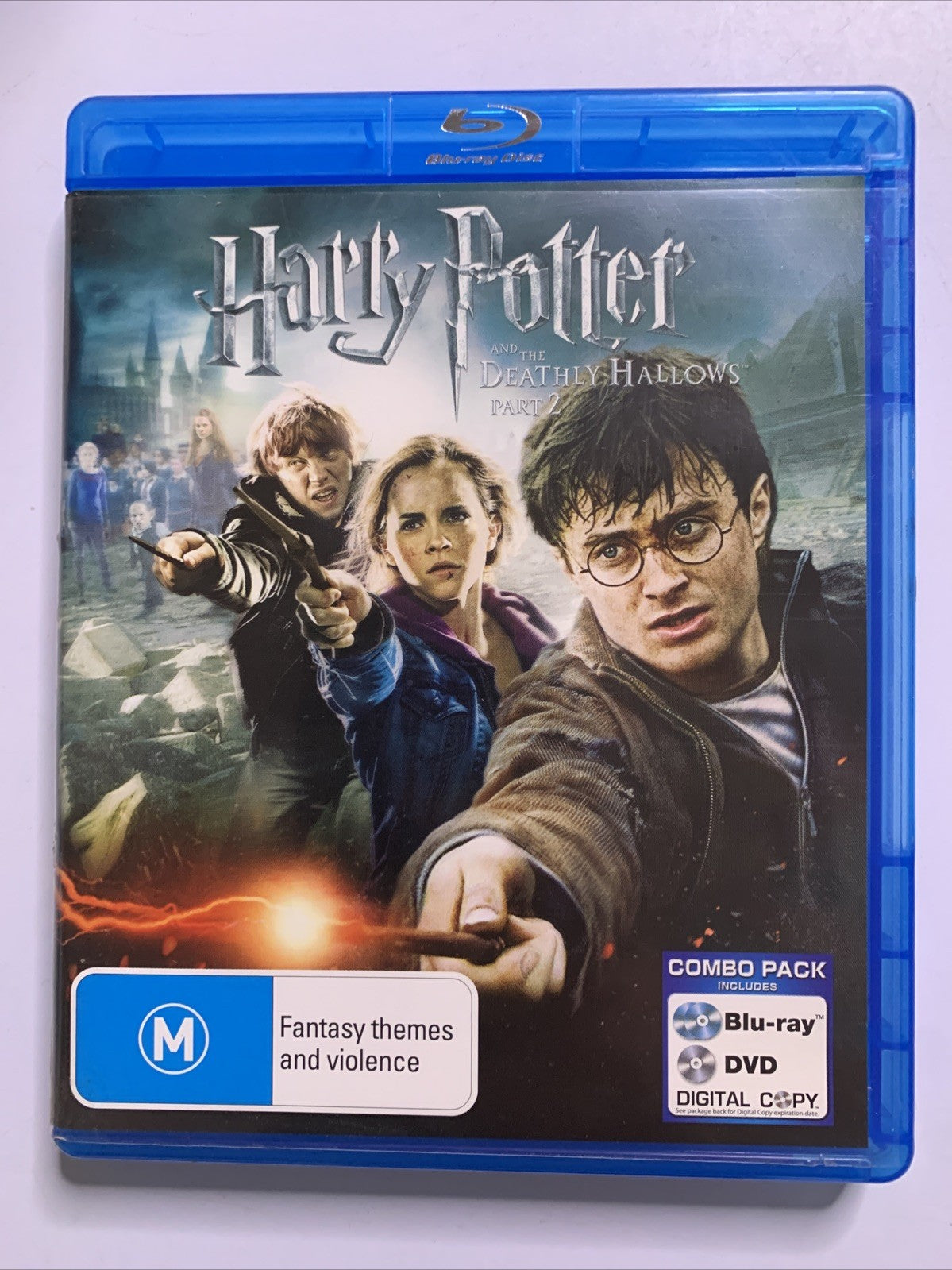 Harry Potter And The Deathly Hallows : Part 2 (Blu-ray + DVD, 2011) Region B &4
