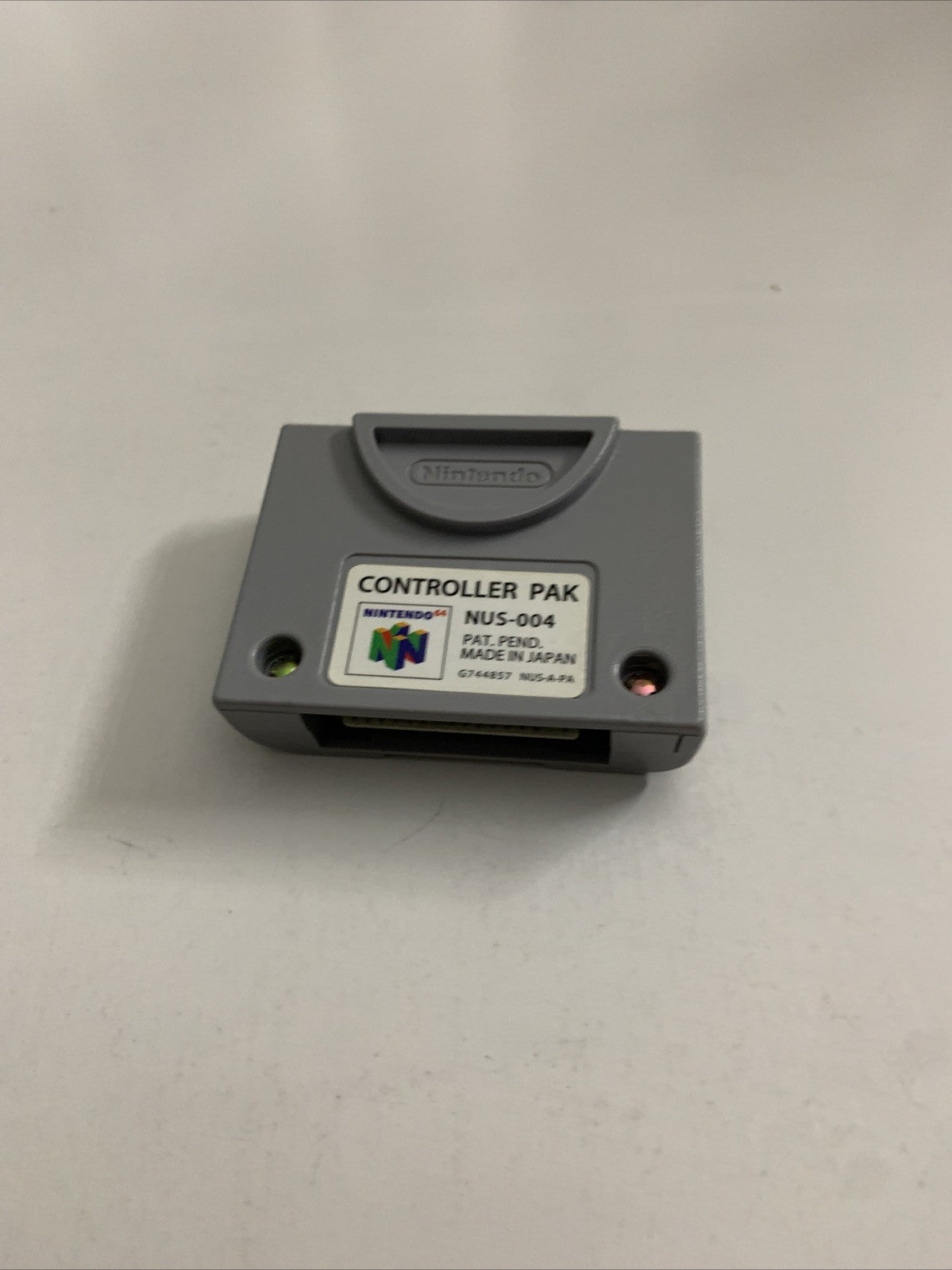 Official N64 Nintendo 64 Controller Pak Memory Card NUS-004