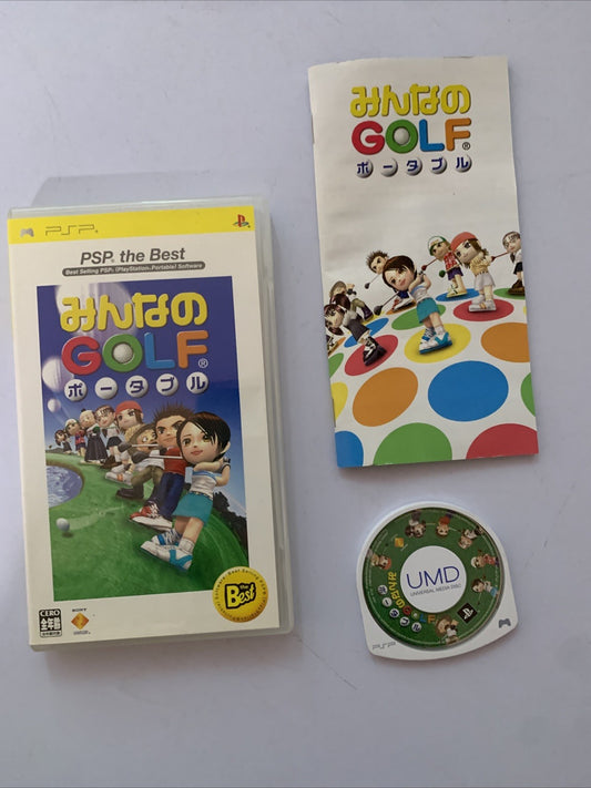 Everybody's Golf Portable 2005 Sony PlayStation PSP JAPAN Game Complete