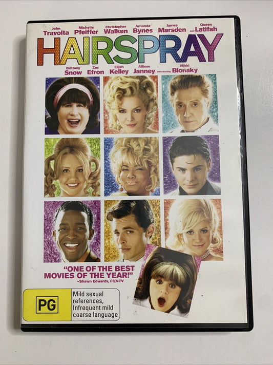 Hairspray (DVD, 2007) Christopher Walken, Michelle Pfeiffer, Queen Latifah
