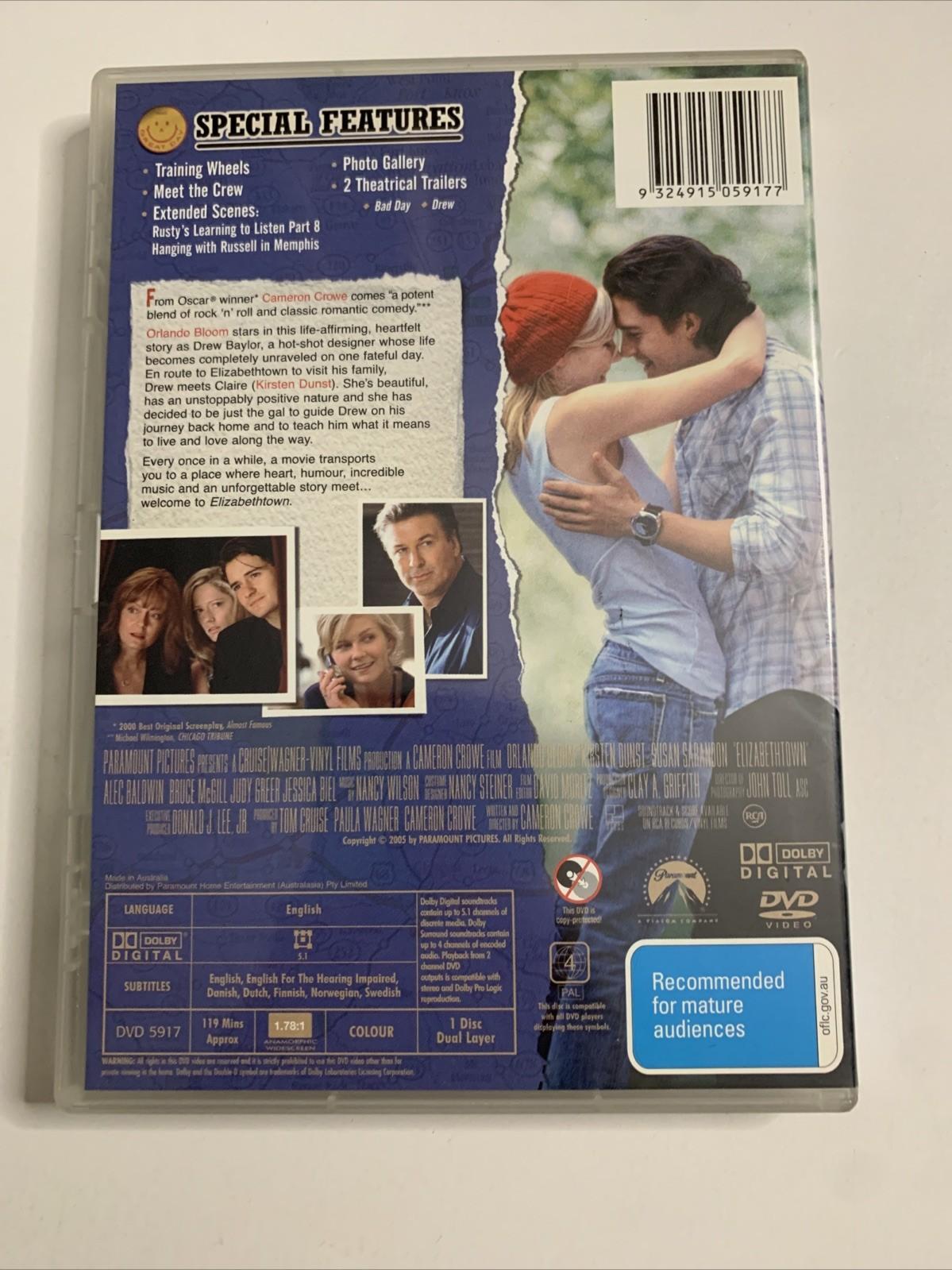 Elizabethtown (DVD, 2005) Orlando Bloom, Kirsten Dunst Region 4