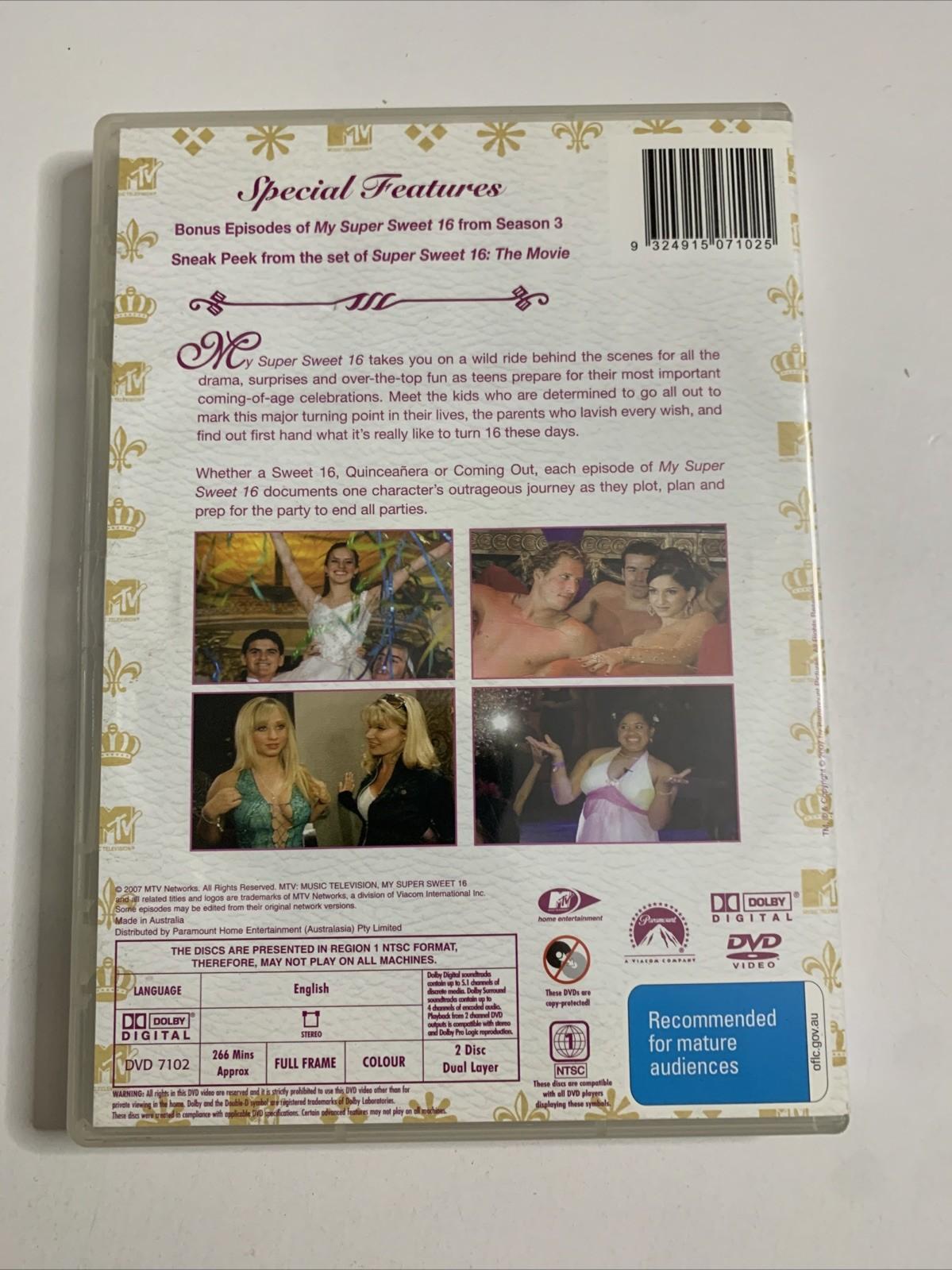 My Super Sweet 16 : Season 1-2 (DVD, 2005, 2-Discs)