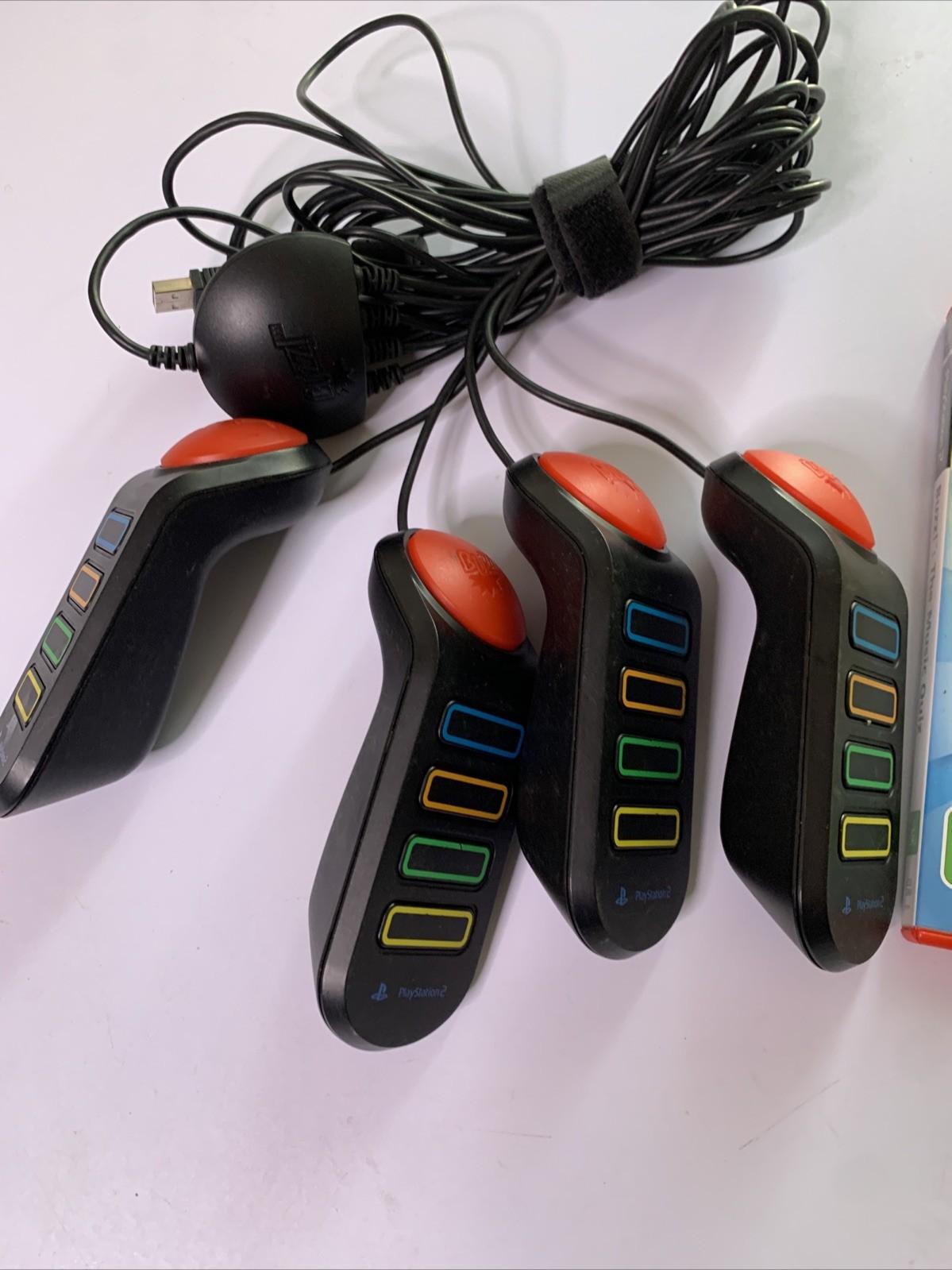 Buzz The Music Quiz with Buzz Controller Bundle PS2 PAL Game