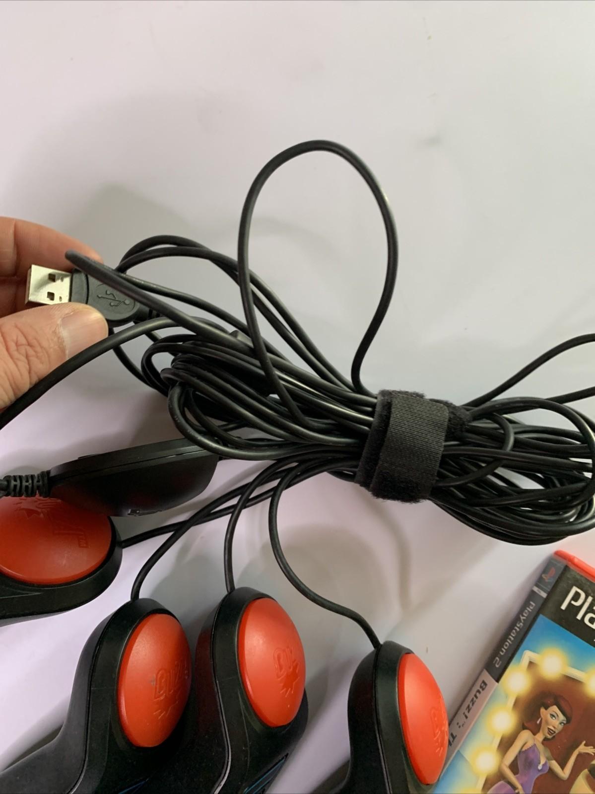 Buzz The Music Quiz with Buzz Controller Bundle PS2 PAL Game