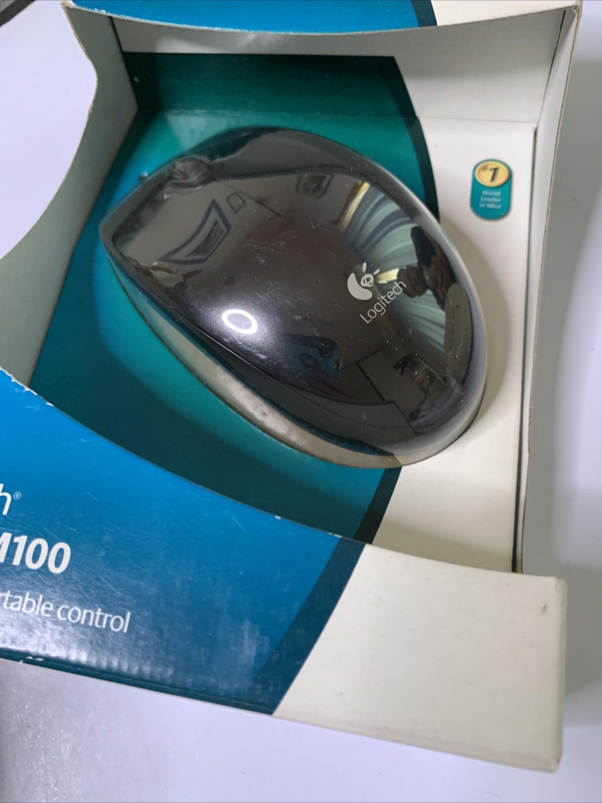 Logitech Mouse USB Wired Ambidextrous M100 *New Never Been Used*